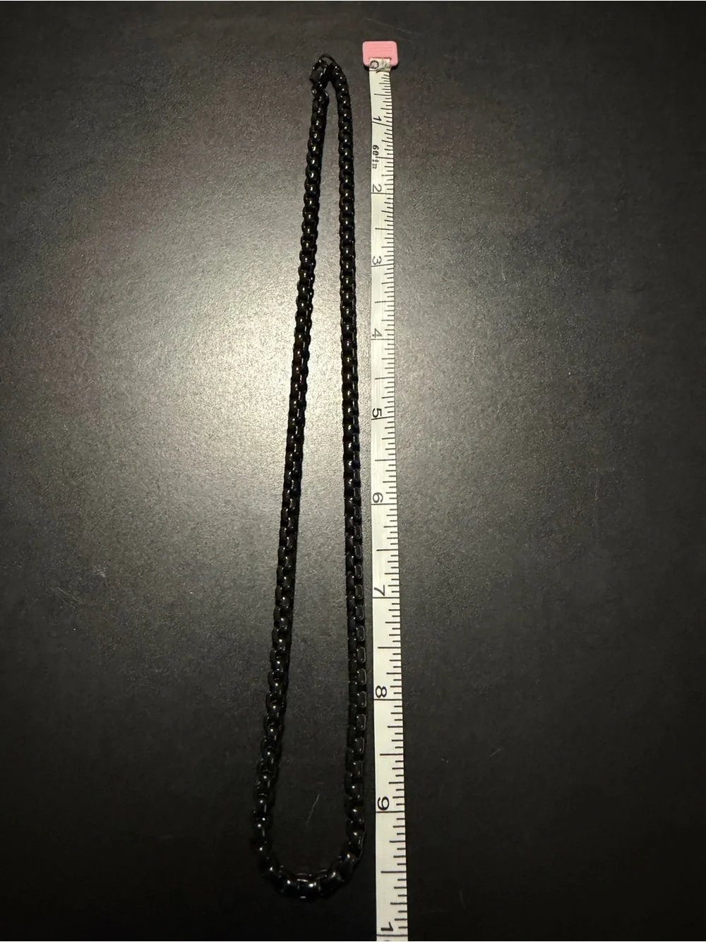Men's Black Chain Necklace - Minimalist Everyday Style